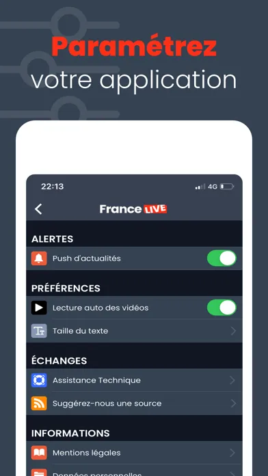 France Live スクリーンショット