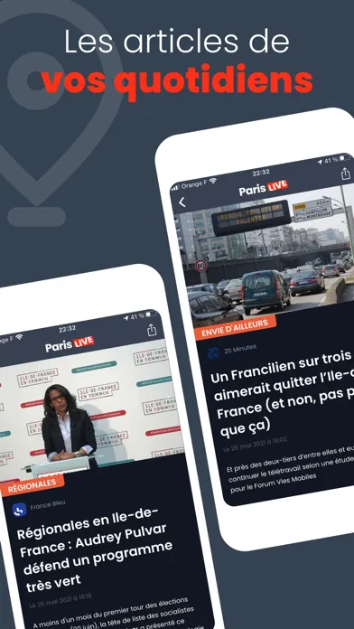Paris Live : Actu & Sport स्क्रीनशॉट