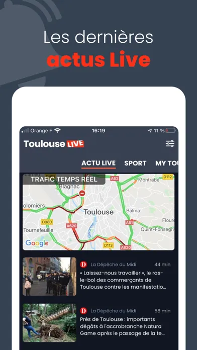 Toulouse Live スクリーンショット