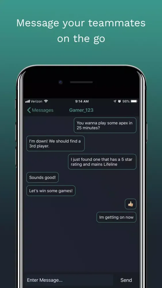 Ảnh chụp màn hình của Team Up - LFG for Gamers