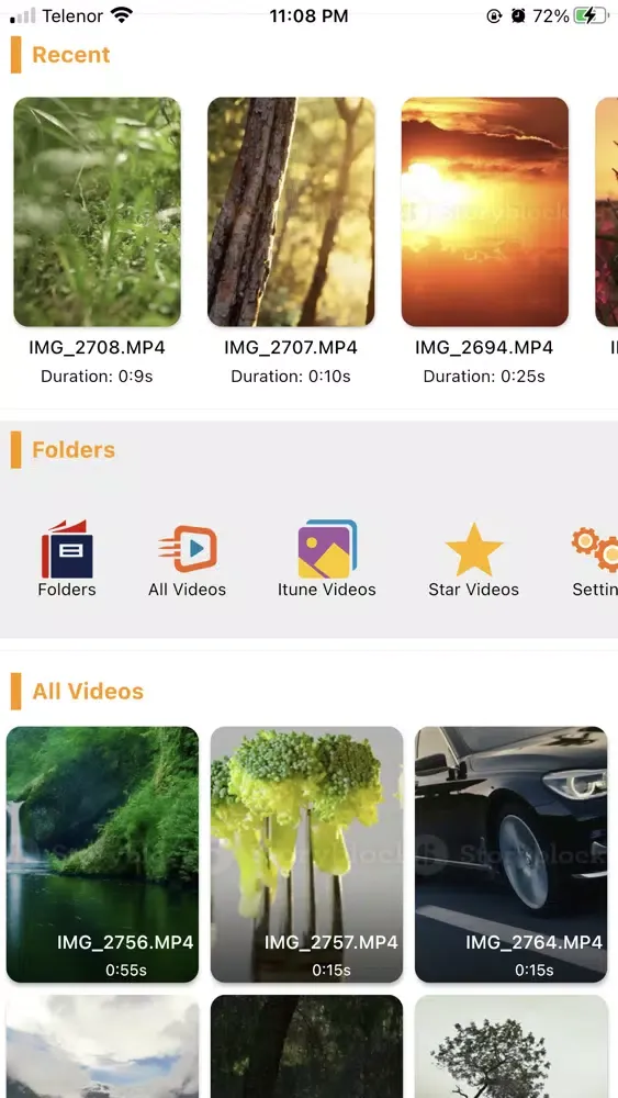 ภาพหน้าจอของ Video Player 4k