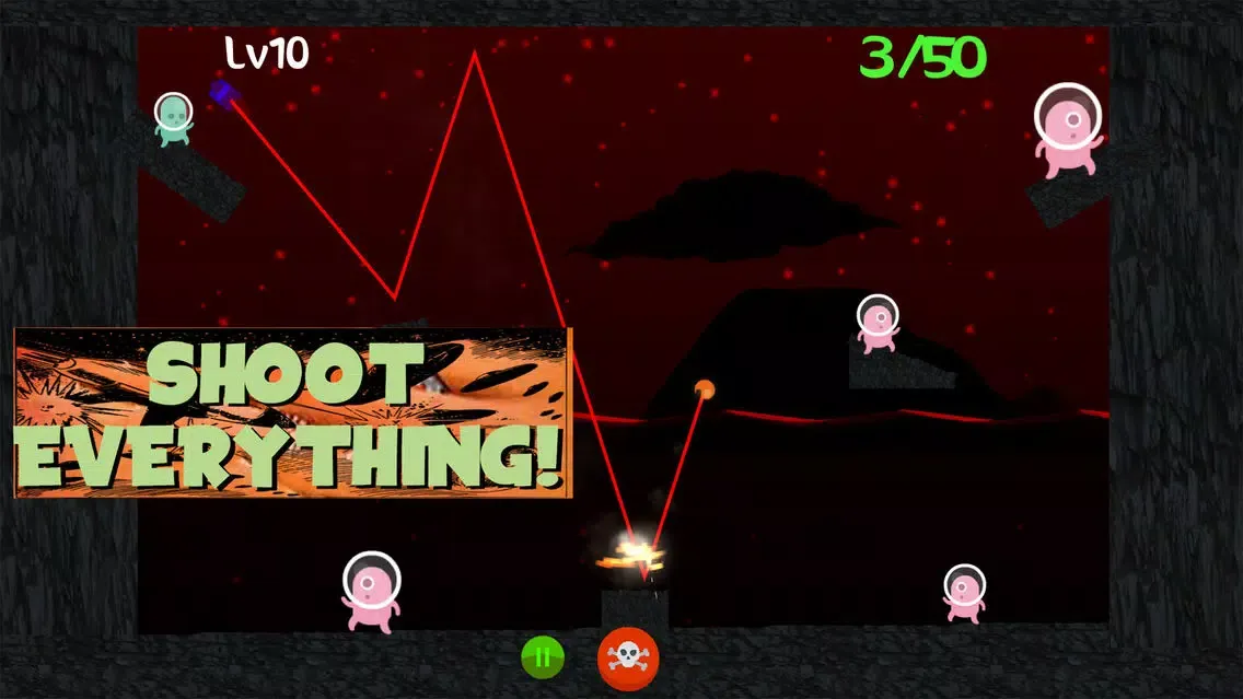 Screenshot di Shoot Everything! - Alien Raygun Laser Golf!