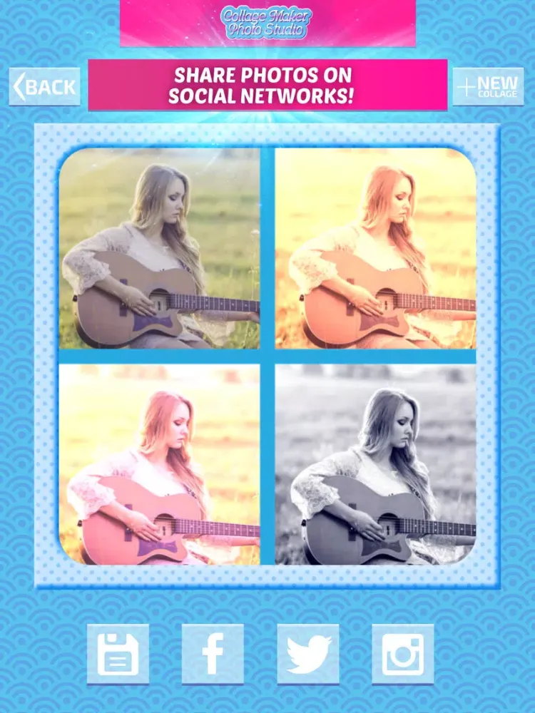 Screenshot di Collage Maker Photo Studio with Grid Layouts - Add cool Filters and Retouch Pics iPad 