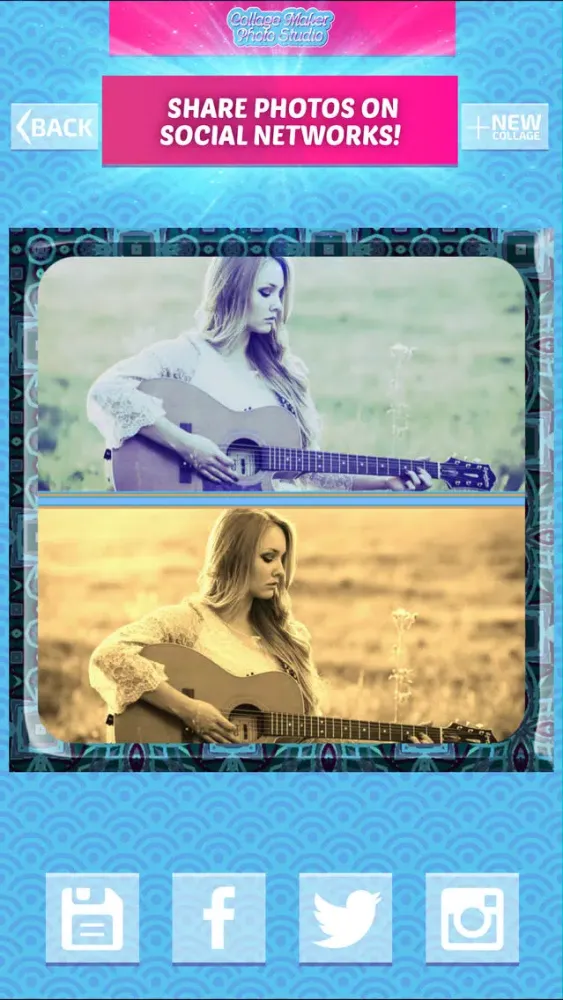 Screenshot di Collage Maker Photo Studio with Grid Layouts - Add cool Filters and Retouch Pics