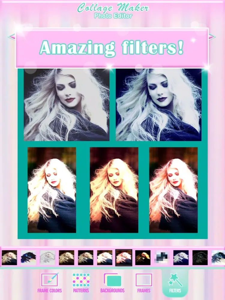 Zrzuty ekranu Collage Maker Photo Editor - Arrange Multiple Pics with This Neat Framer and Resizer iPad 