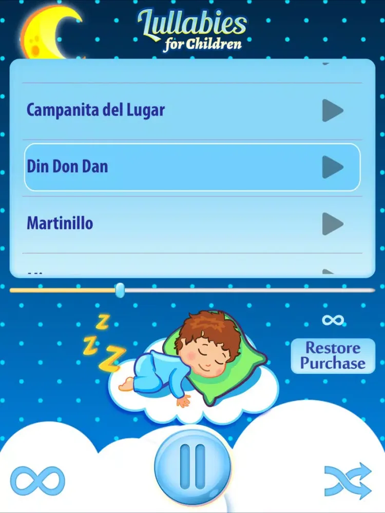 صور Cute Lullabies for Children: Preschool Toddler Nursery Rhymes & Bedtime Baby Songs iPad 