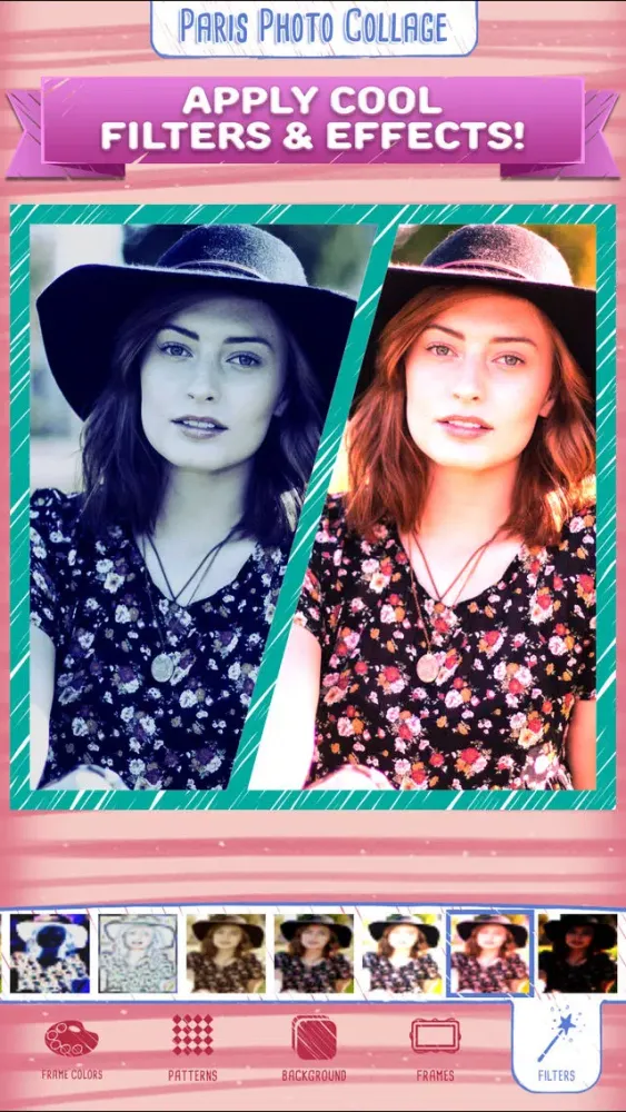 Paris Photo Collage Maker with Cute Frames Screenshots