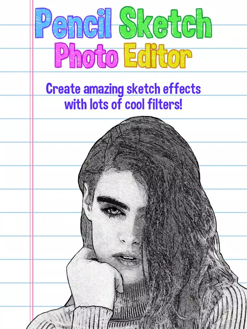 Скриншоты Pencil Sketch Photo Editor: Paint Beautiful Retro Picture.s like an Artist iPad 