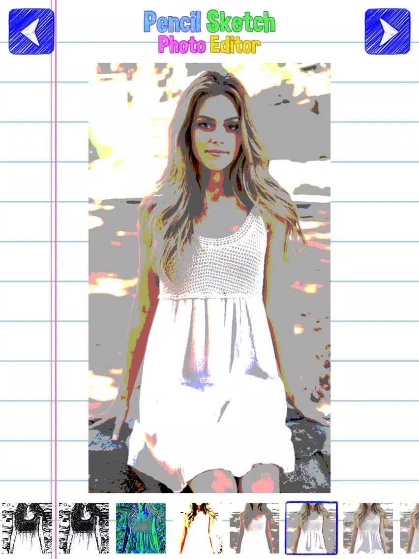 Скриншоты Pencil Sketch Photo Editor: Paint Beautiful Retro Picture.s like an Artist iPad 