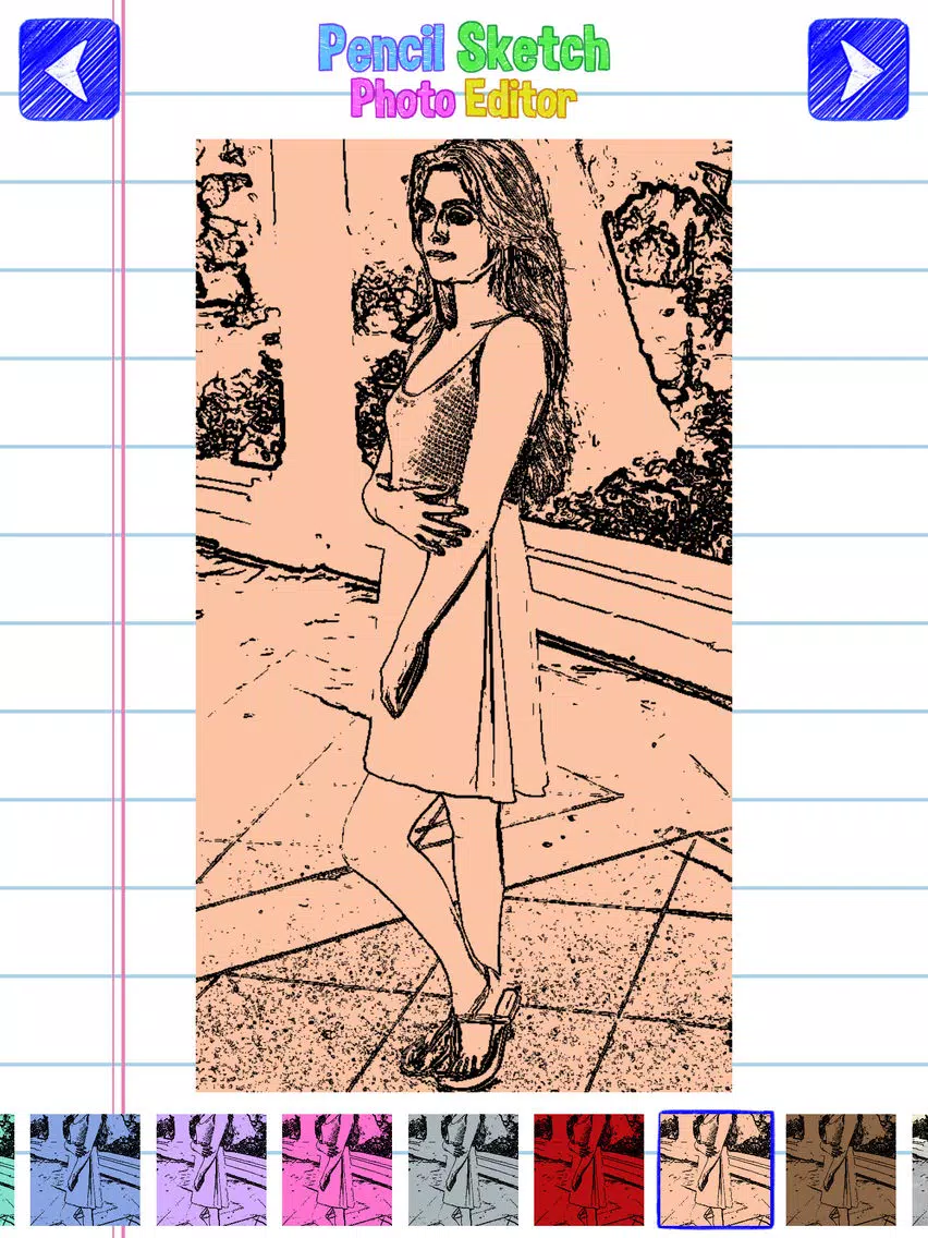 Скриншоты Pencil Sketch Photo Editor: Paint Beautiful Retro Picture.s like an Artist iPad 