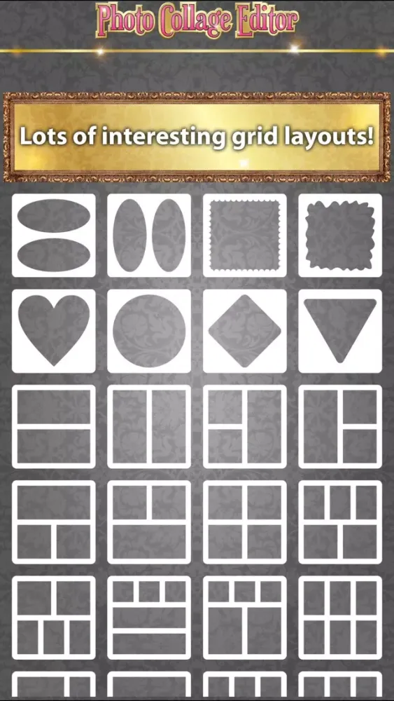 تصاویر Photo Collage Editor - Retouch & Stitch Pics in Girly Grid Layouts with Borders