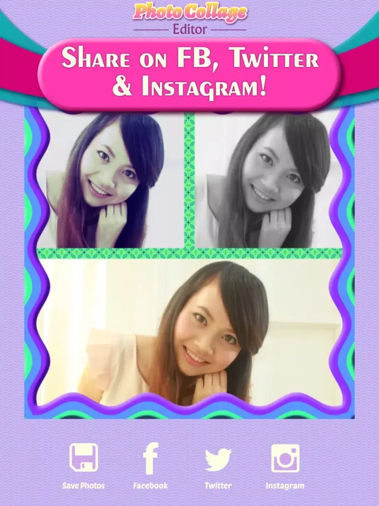 Captures d'écran de Photo Collage Editor Studio & Pic Grid Maker iPad 