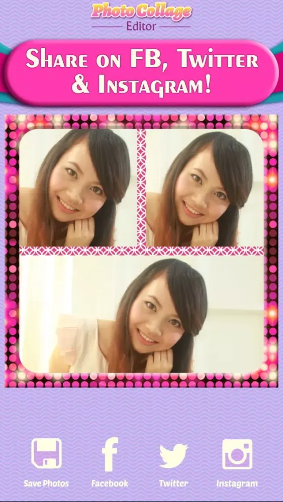 Captures d'écran de Photo Collage Editor Studio & Pic Grid Maker