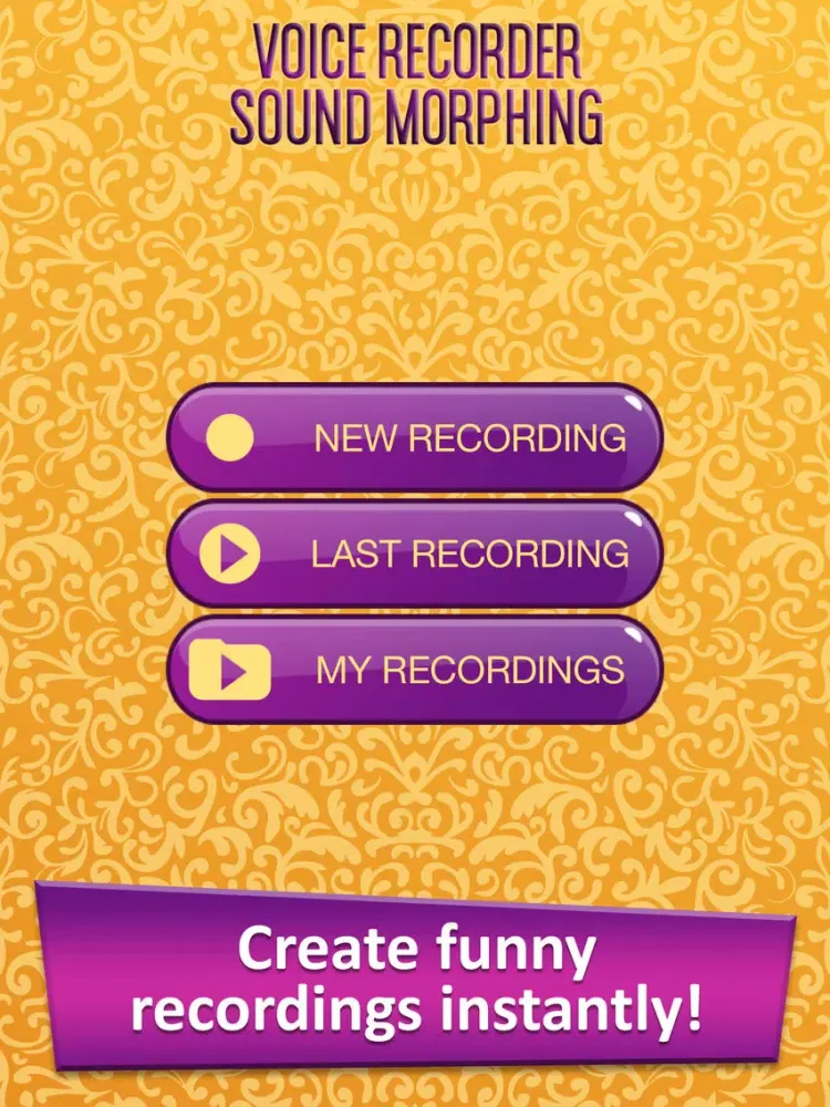 Voice Recorder Sound Morphing & Audio Effects - Transform your Speech with Vocal Changer iPad  স্ক্রিনশট