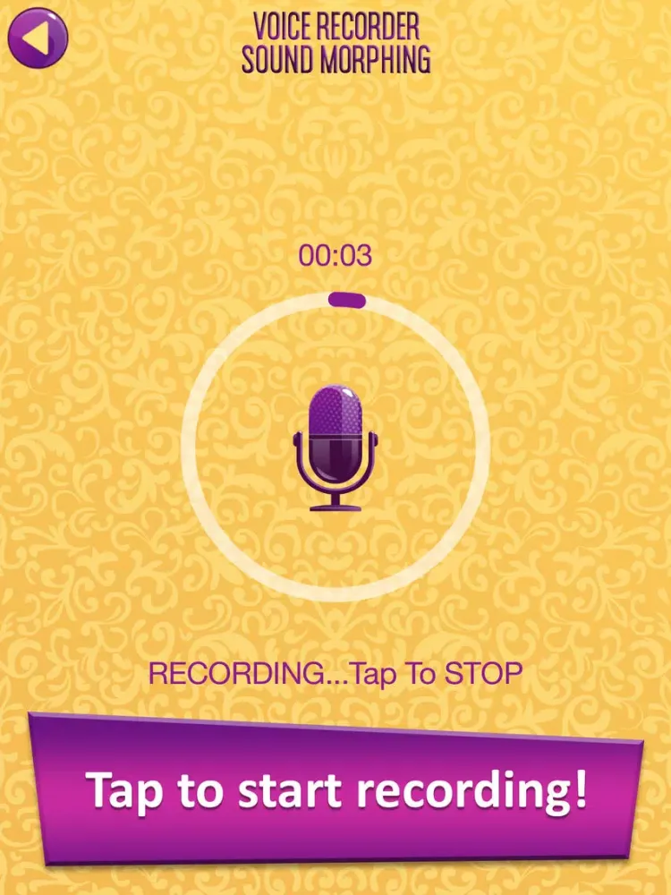 Voice Recorder Sound Morphing & Audio Effects - Transform your Speech with Vocal Changer iPad  স্ক্রিনশট