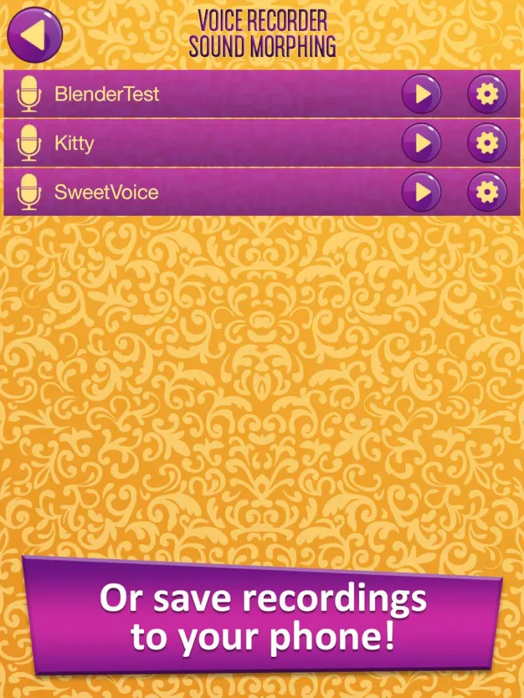 Voice Recorder Sound Morphing & Audio Effects - Transform your Speech with Vocal Changer iPad  স্ক্রিনশট