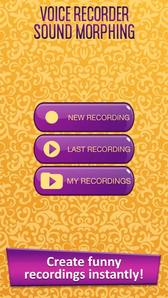 Voice Recorder Sound Morphing & Audio Effects - Transform your Speech with Vocal Changer স্ক্রিনশট