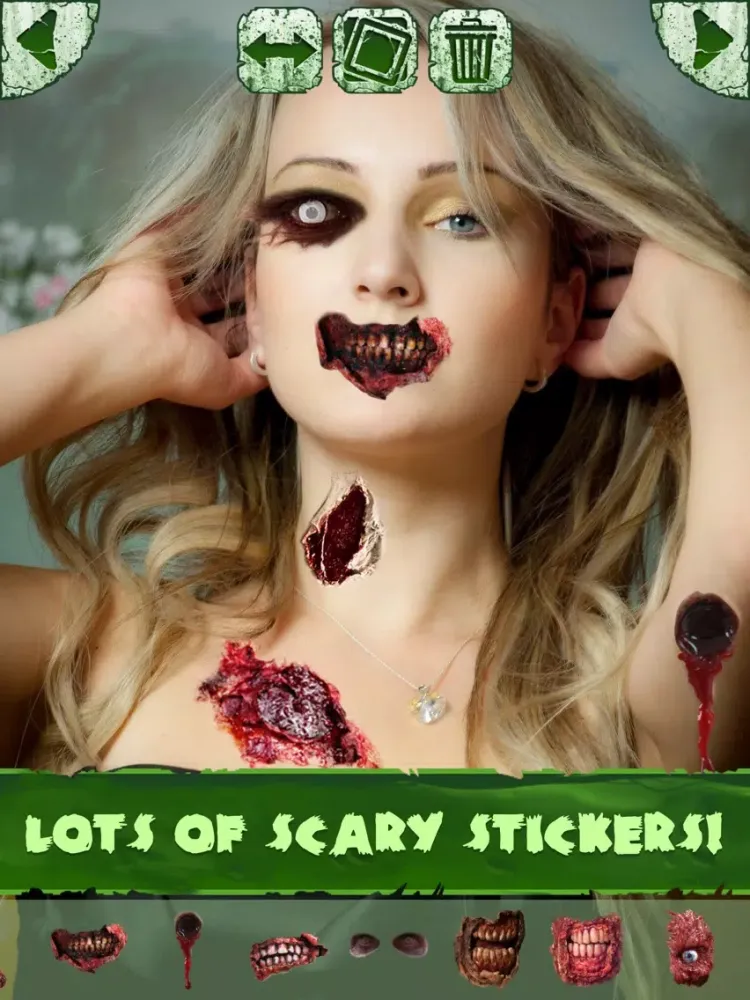 ภาพหน้าจอของ Zombie Photo Maker Booth iPad 