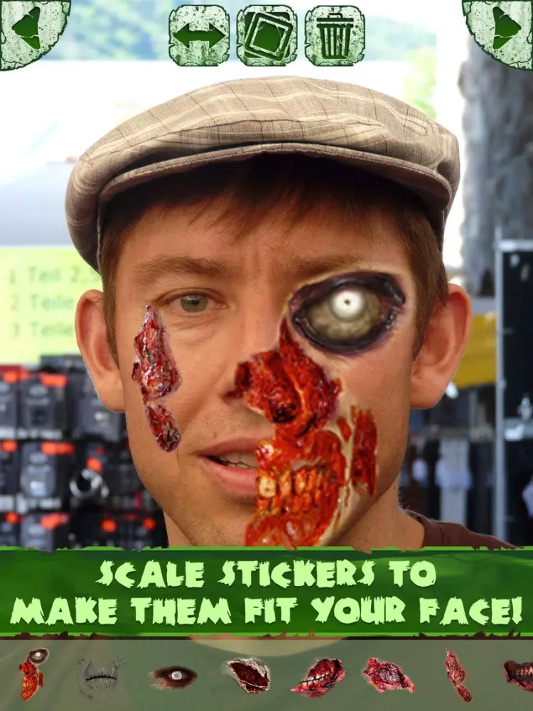ภาพหน้าจอของ Zombie Photo Maker Booth iPad 