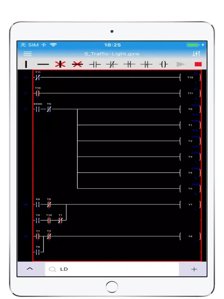 Screenshot di PlcWorks2-PLC Simulator Tool iPad 