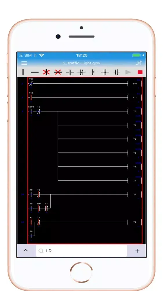 Screenshot di PlcWorks2-PLC Simulator Tool