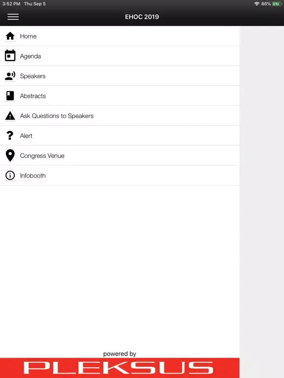 EHOC 2019 iPad  স্ক্রিনশট