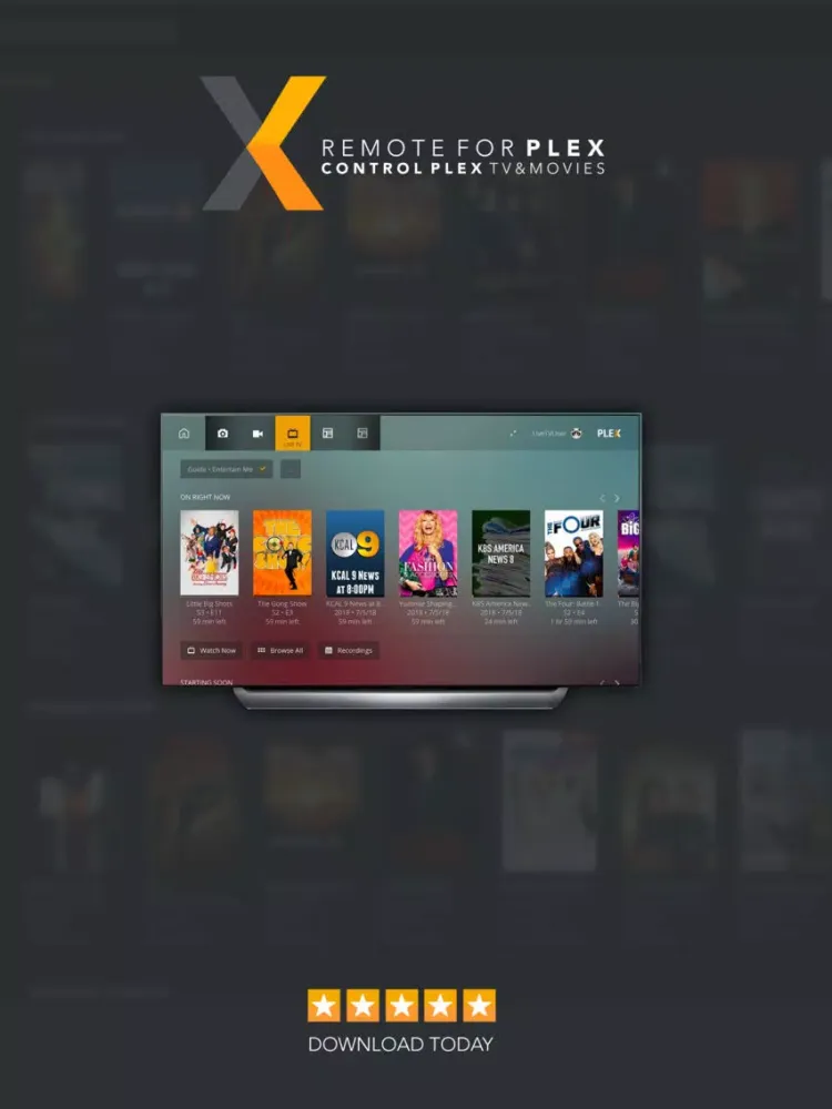 Скриншоты Remote for Plex iPad 