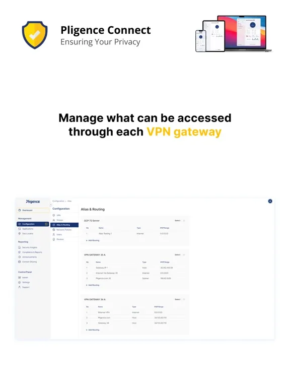 Secure Business Connect iPad  Screenshots