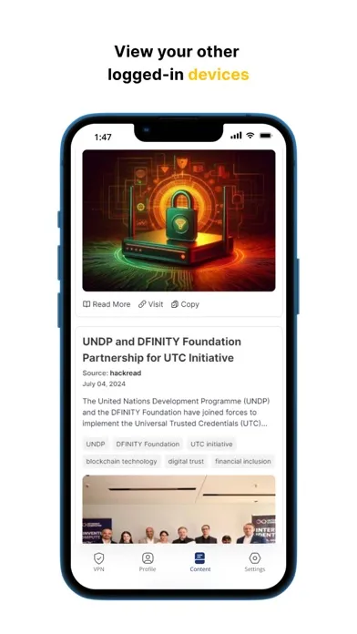 Secure Business Connect Screenshots