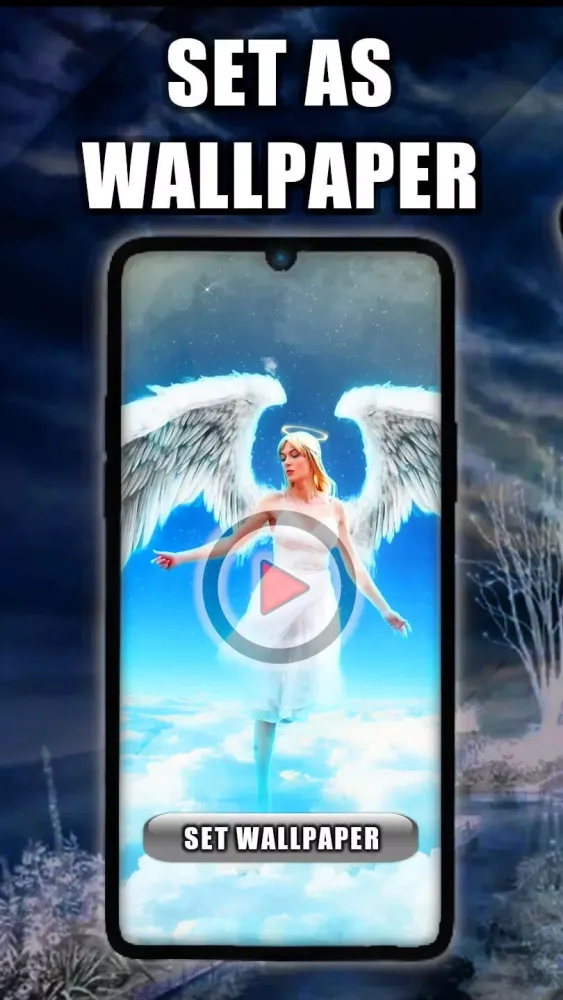Ảnh chụp màn hình của Angel Live Wallpaper