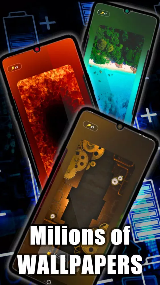 تصاویر Battery Live Wallpaper