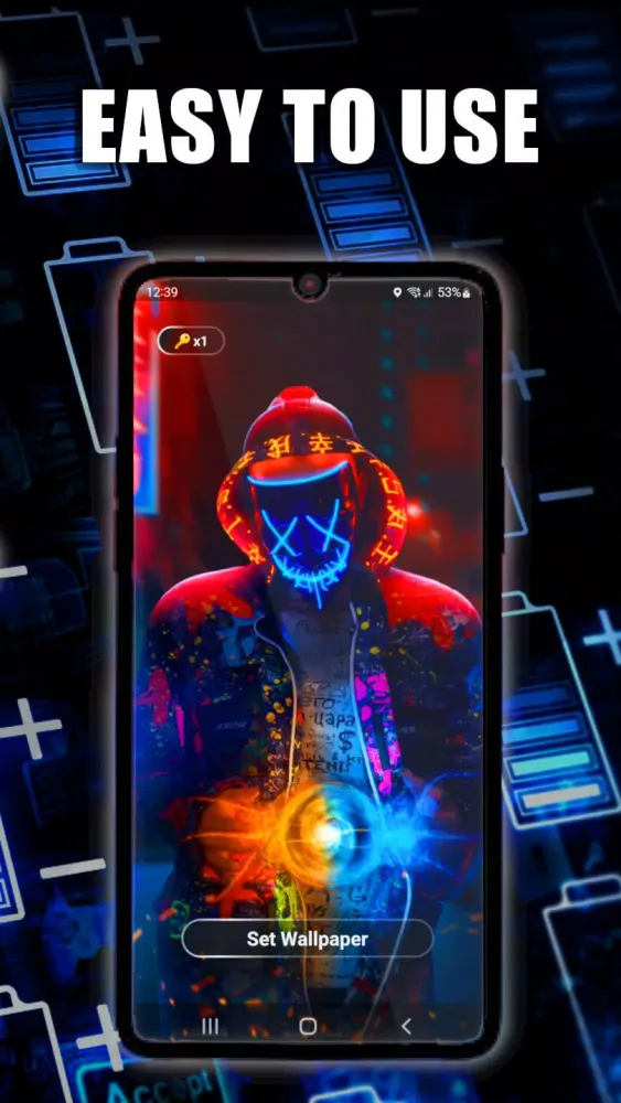 تصاویر Battery Live Wallpaper