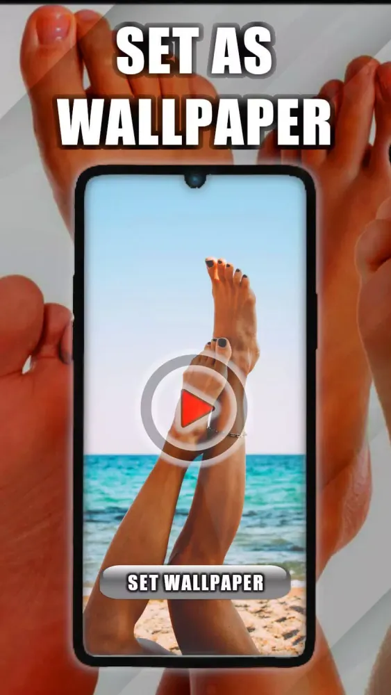 Zrzuty ekranu Feet Live Wallpaper
