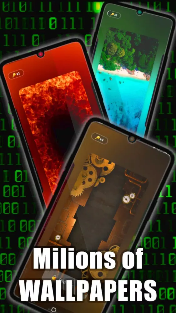 Hacker Live Wallpaper Screenshots