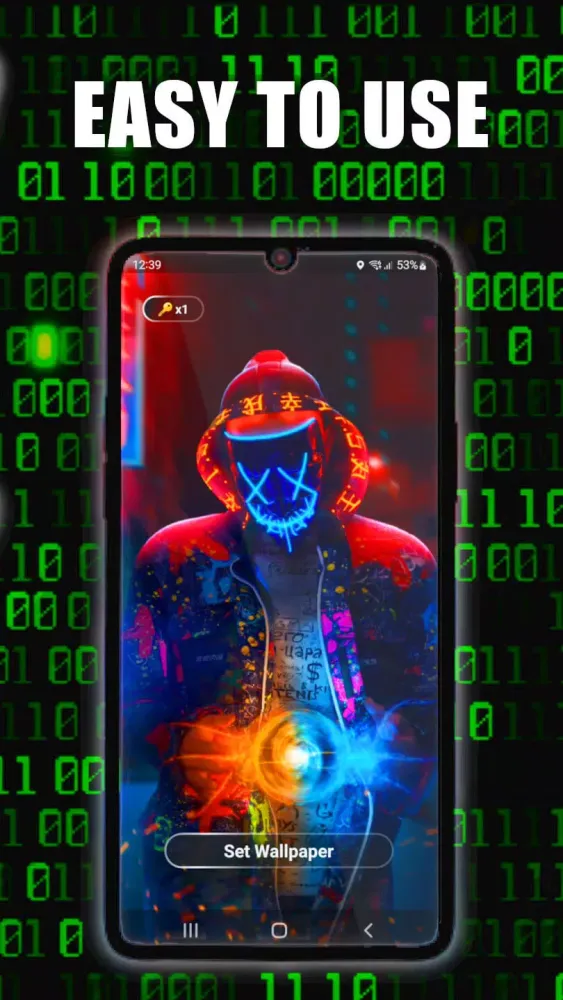 Hacker Live Wallpaper Screenshots