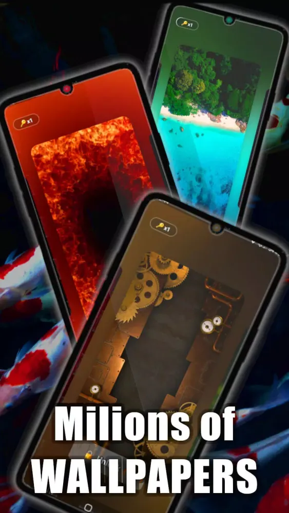Koi Fish Live Wallpaper應用截圖