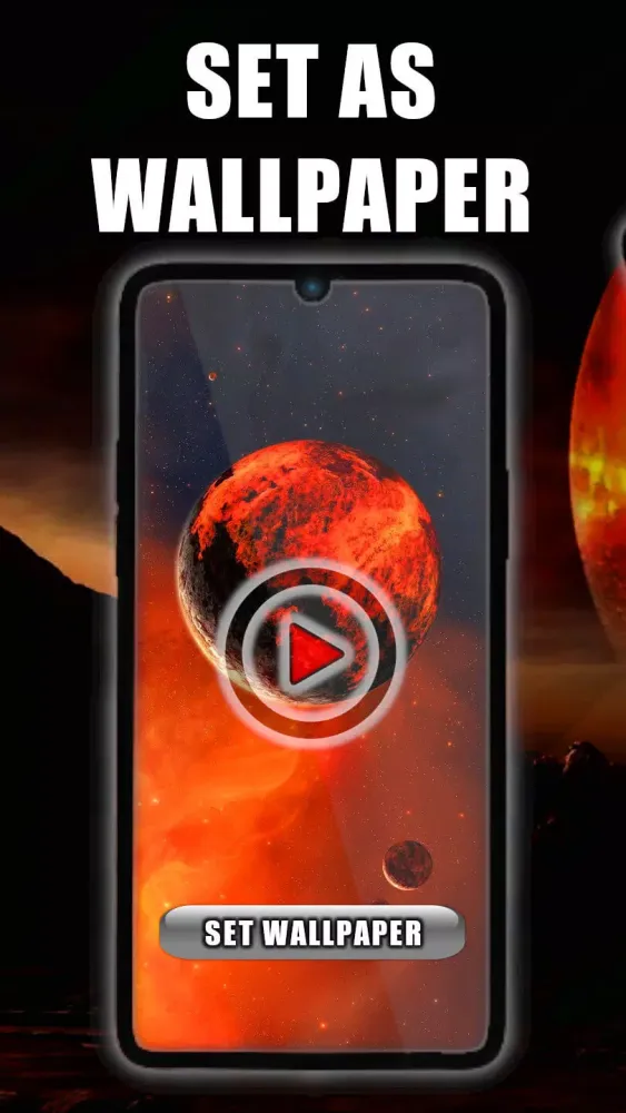 تصاویر Mars Live Wallpaper