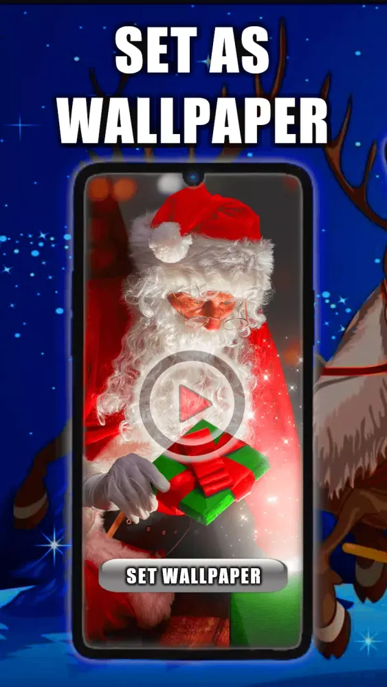 Santa Claus Live Wallpaper Screenshots