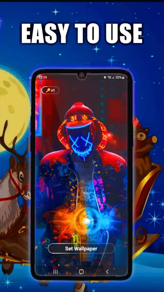 Santa Claus Live Wallpaper Screenshots