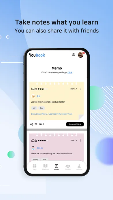 Tangkapan skrin YouBook - World of mini-books