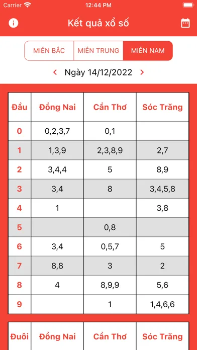 Sổ xố Live 5.0 Screenshots