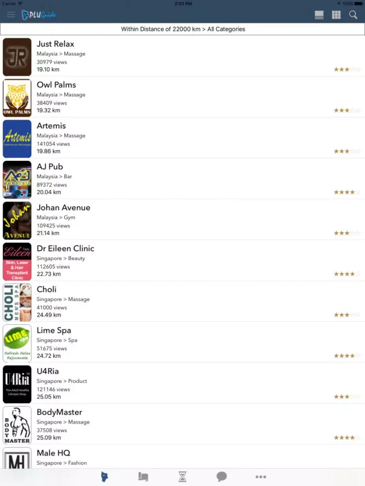 PLUguide Gay Travel App iPad  سکرین شاٹس