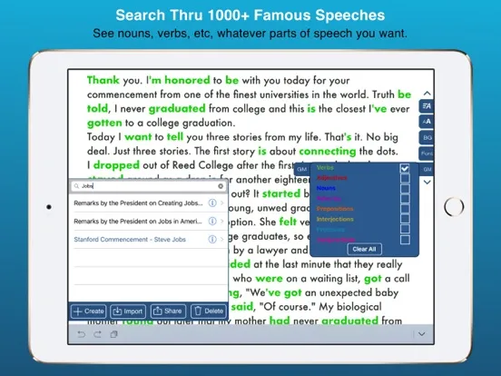 Ảnh chụp màn hình của Public Speaking Teleprompter iPad 