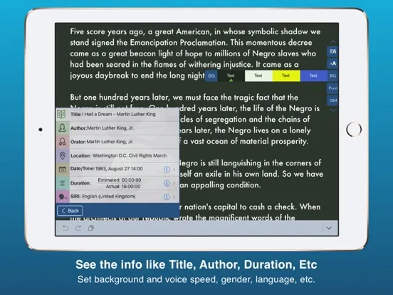 Ảnh chụp màn hình của Public Speaking Teleprompter iPad 