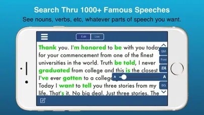 Ảnh chụp màn hình của Public Speaking Teleprompter