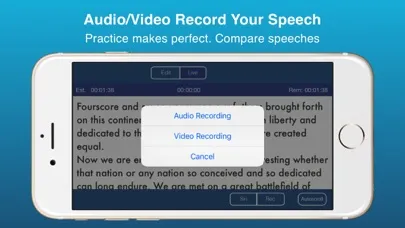 Ảnh chụp màn hình của Public Speaking Teleprompter