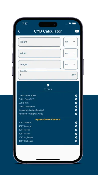 Screenshot di Cubic Yard Calculator Pro