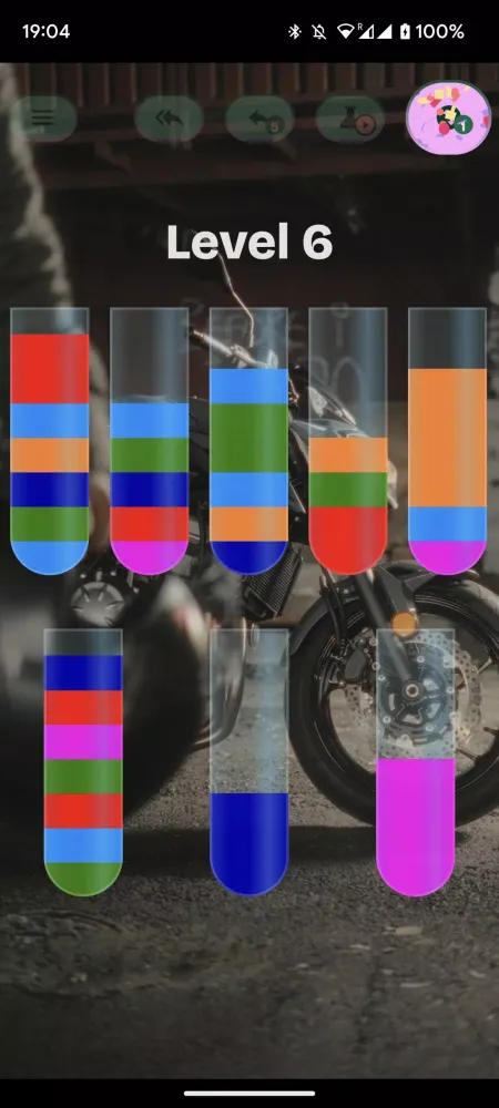 ภาพหน้าจอของ Yeti Water Sort Color Puzzle