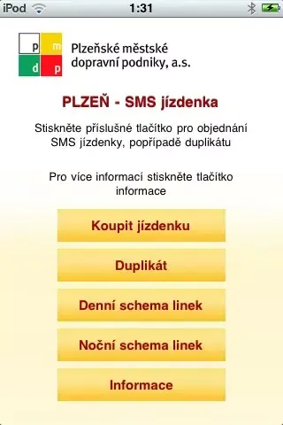 Plzeň - Jízdenka SMS স্ক্রিনশট