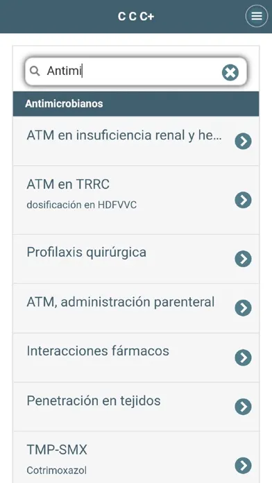 Tangkapan skrin Critical Care Calculator